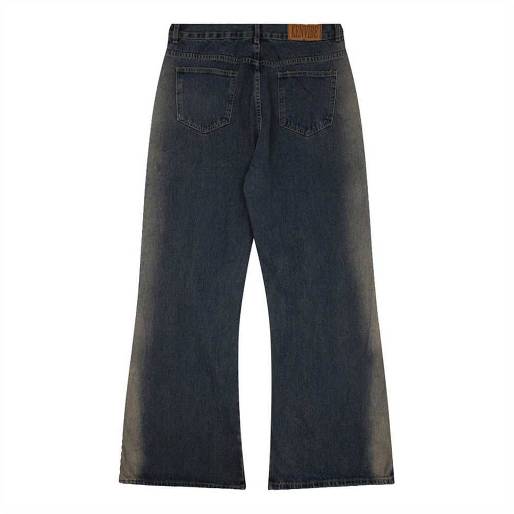 Denim Flared Asphalt