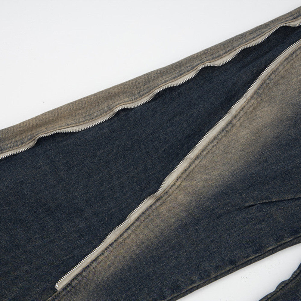 Denim Flared Asphalt
