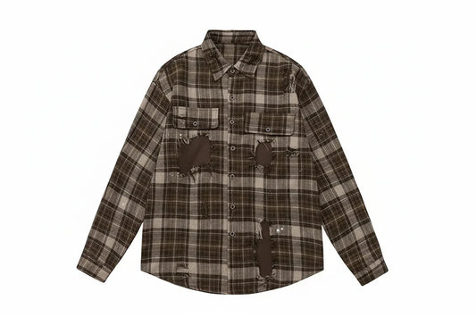 Camicia con toppe
