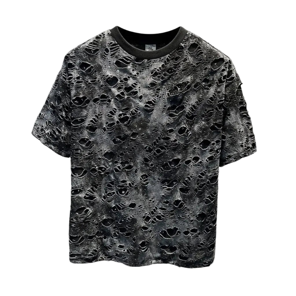 Ripped Black T-Shirt