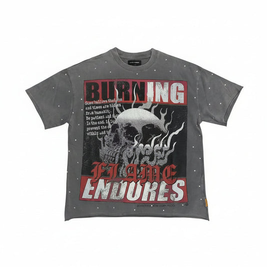 T-Shirt Fire Gray